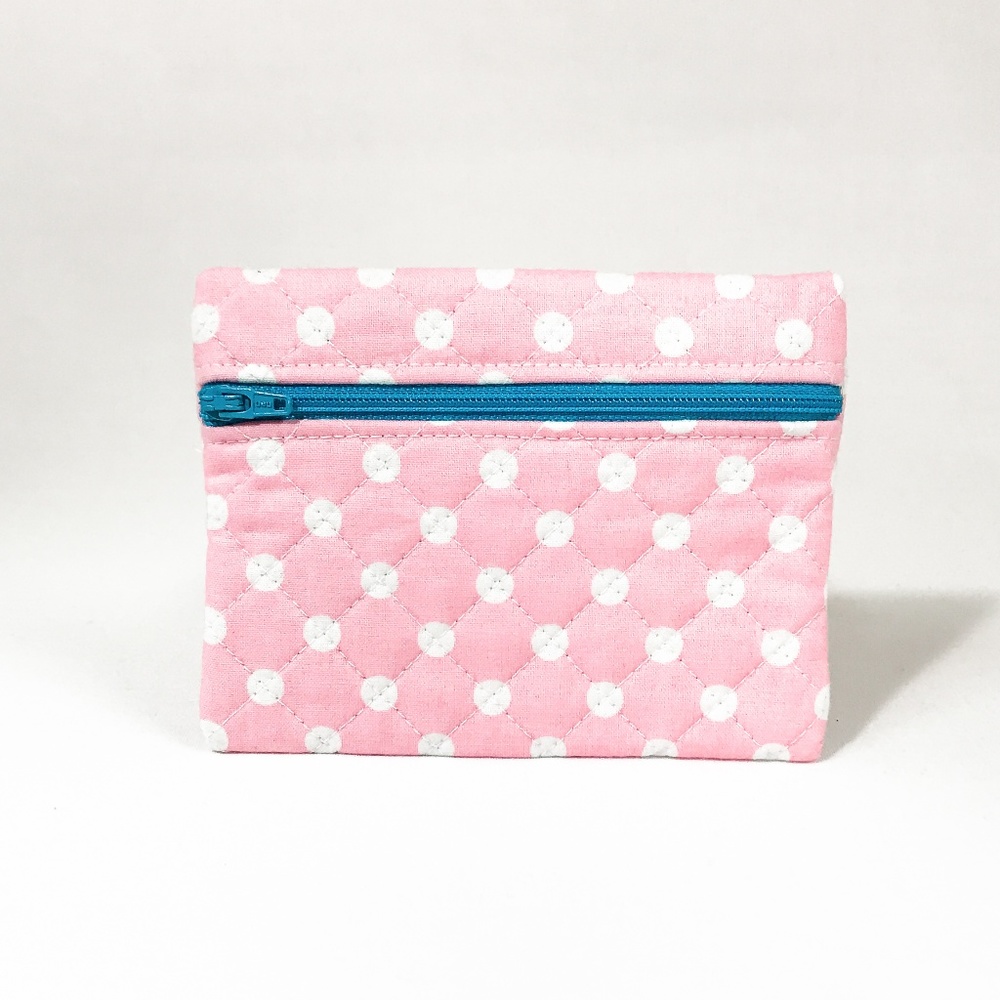 Mini Bubblegum Pink Pocket with Zipper