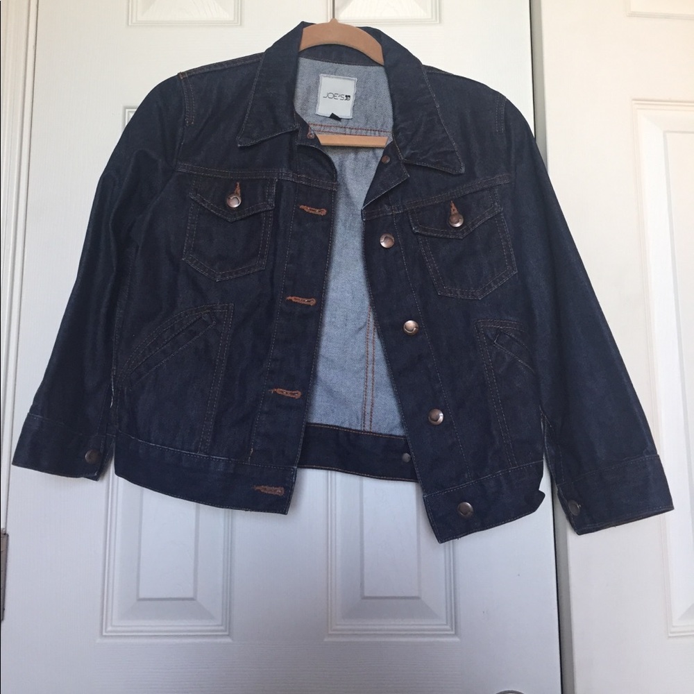 Joe's Jeans Cropped Jean Jacket - size small