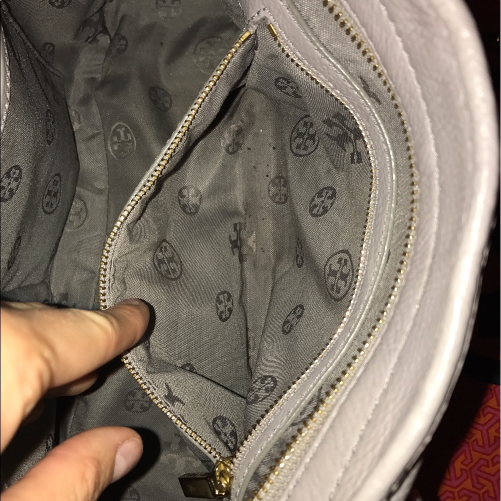 Tory Burch Mini Amanda Satchel Grey - Picture 3 of 8