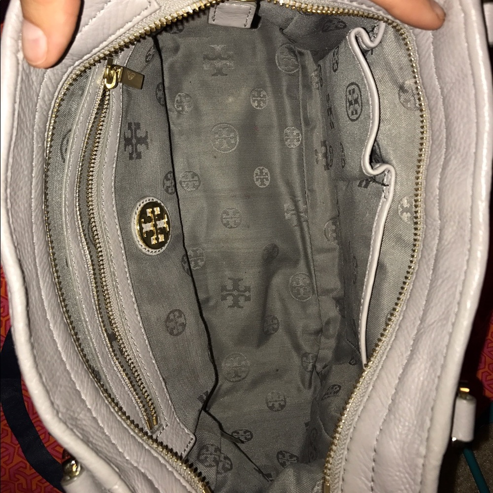 Tory Burch Mini Amanda Satchel Grey - Picture 4 of 8