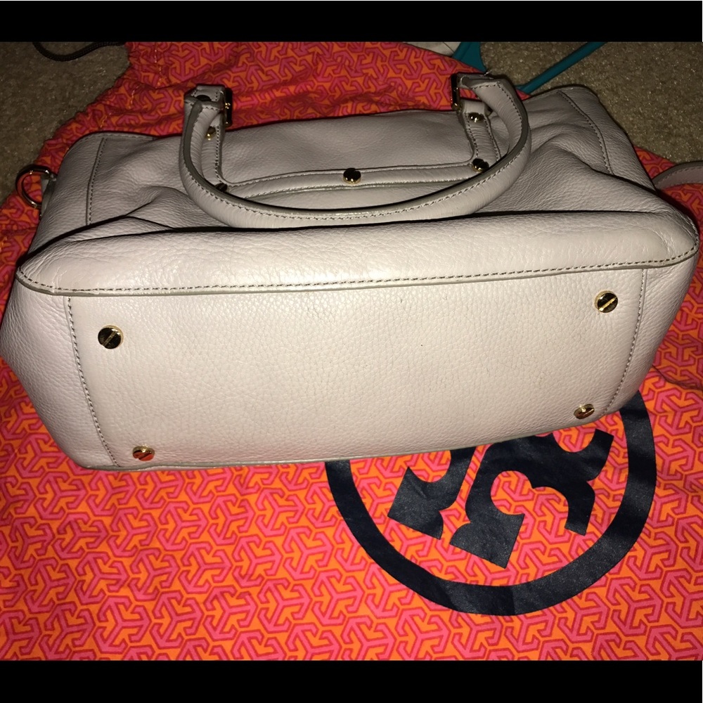 Tory Burch Mini Amanda Satchel Grey - Picture 5 of 8