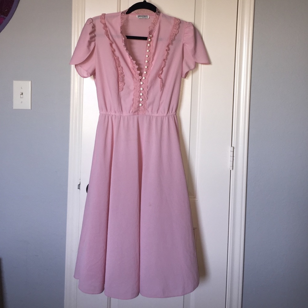 Pink vintage dress