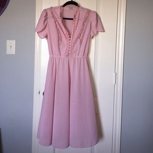 Pink vintage dress