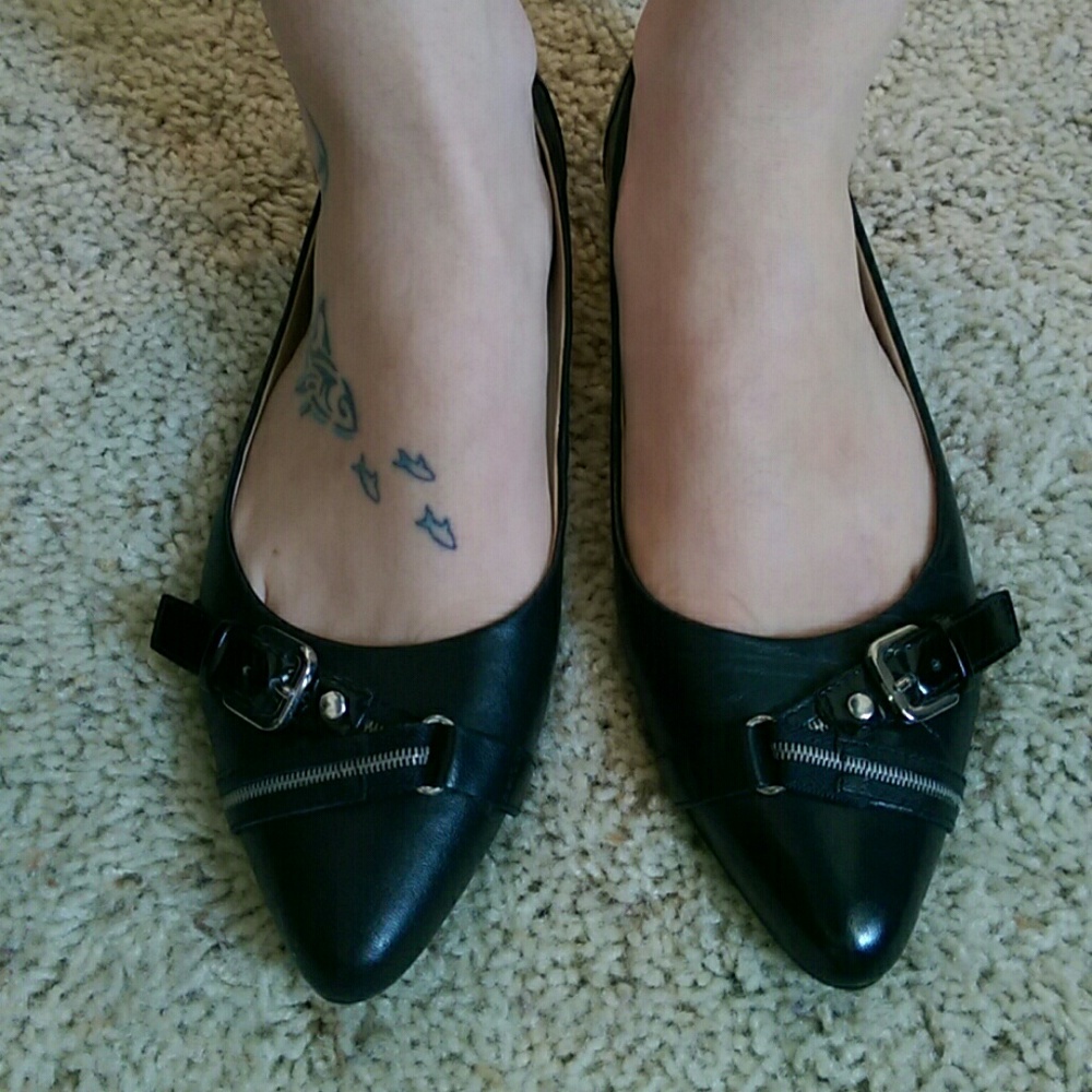 Black flats