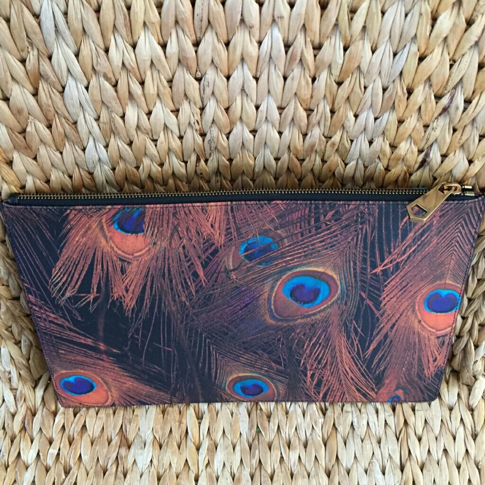 New Givenchy XL Peacock Clutch Bag - Picture 3 of 6