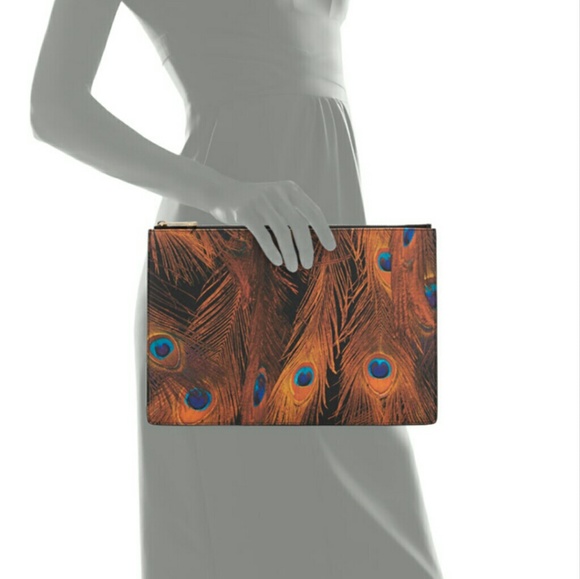 New Givenchy XL Peacock Clutch Bag - Picture 2 of 6