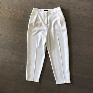 TOPSHOP petite US 2 / EUR 34 cream/white trousers