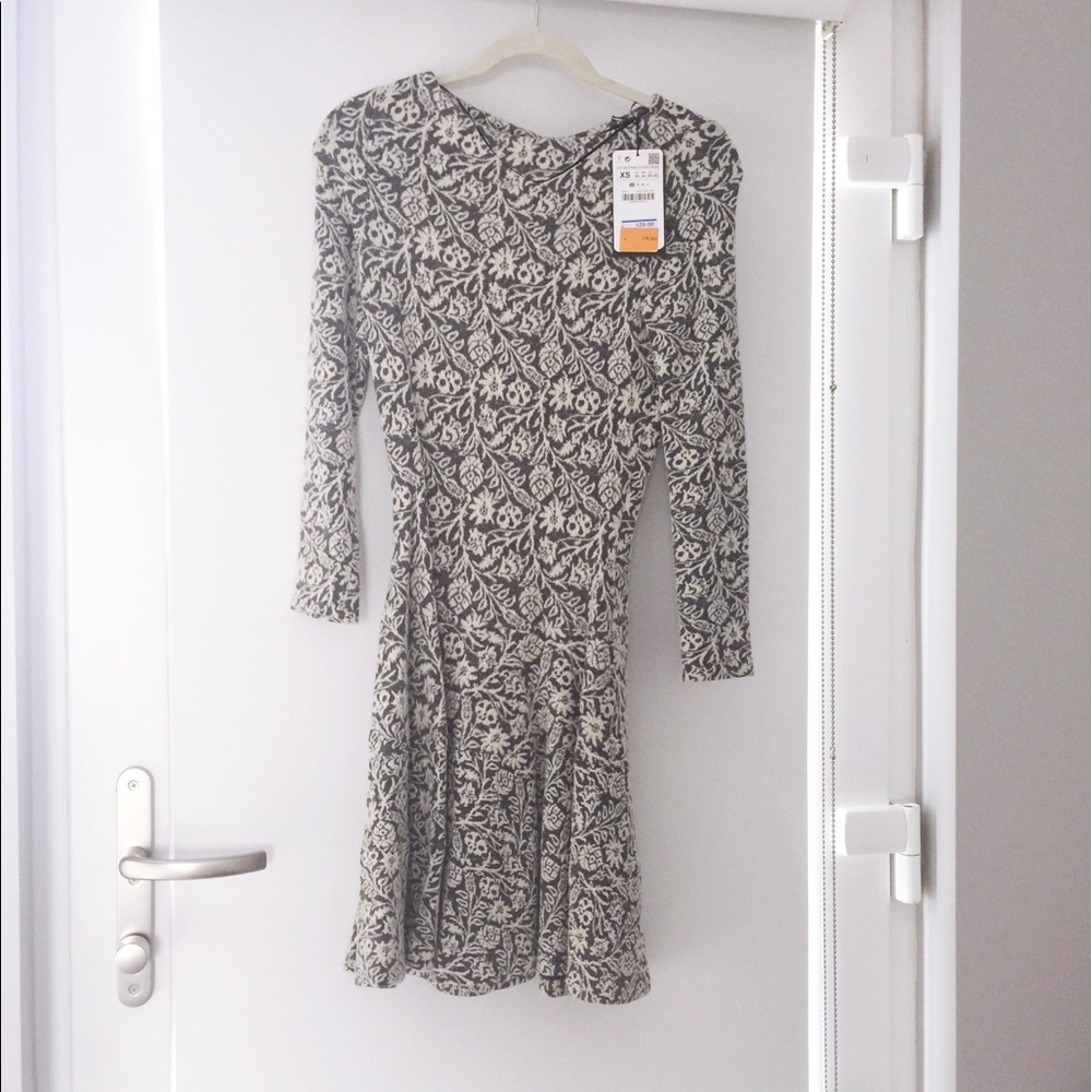 Zara fit and flare dress