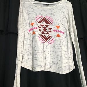 Grey long sleeve shirt