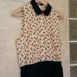 Feminine Peter pan collar dress