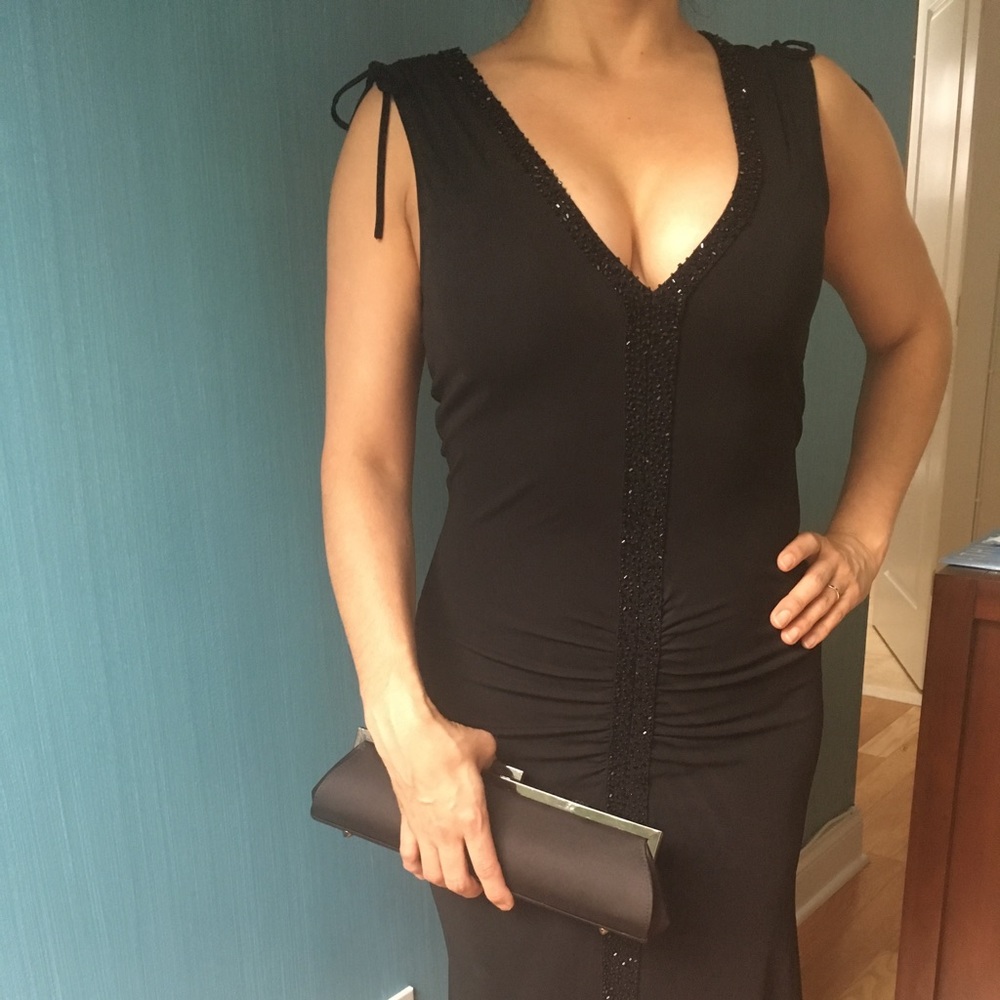 Sexy, Sequined Kenneth Cole Black Dress