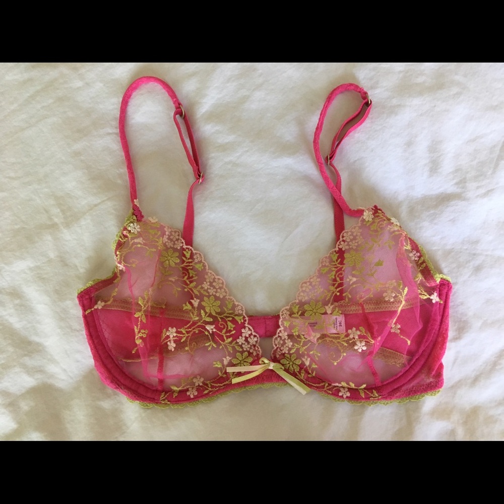 Victoria's Secret Angels Unlined Bra Pink 34C