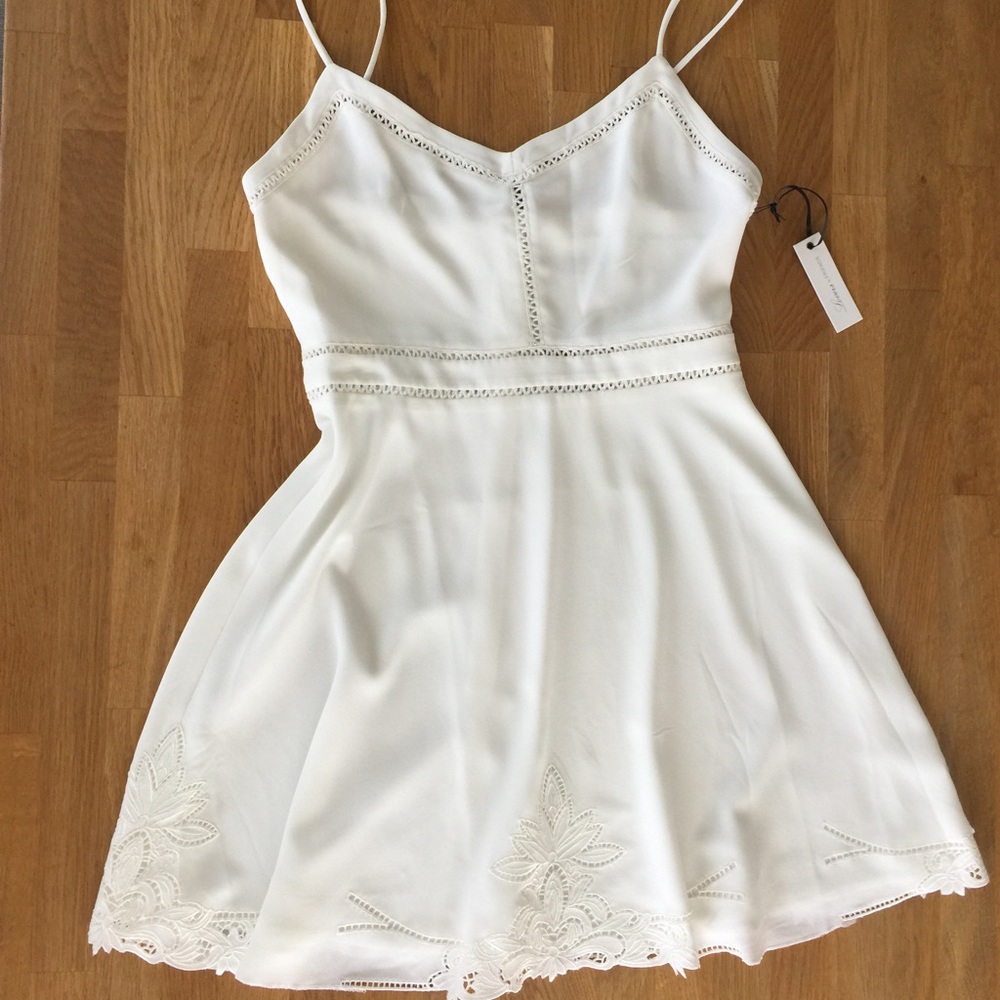 Lover + Friends off white dress