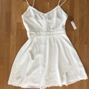 Lover + Friends off white dress
