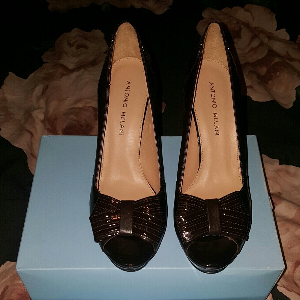 Chocolate brown heels