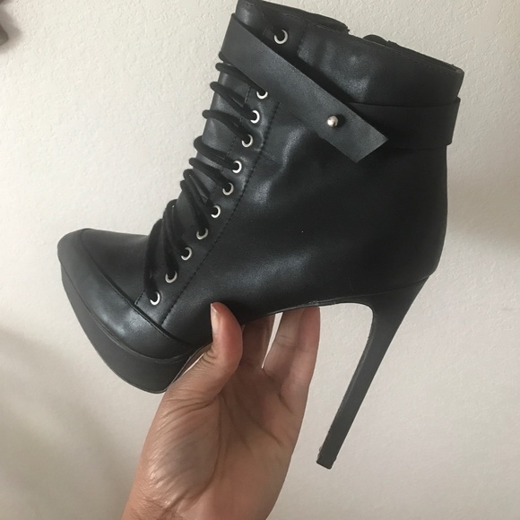 Faux leather ankle boots - Picture 3 of 3
