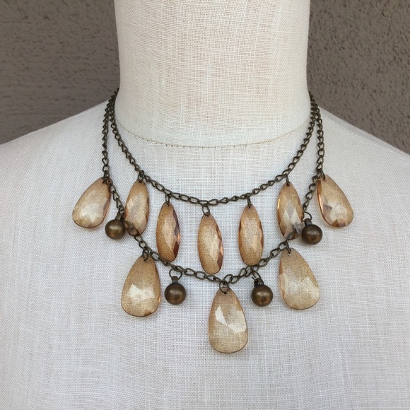 ⬇️ Reduced ⬇️ Two Trendy Beaded Ribbon Necklaces! - Picture 4 of 6