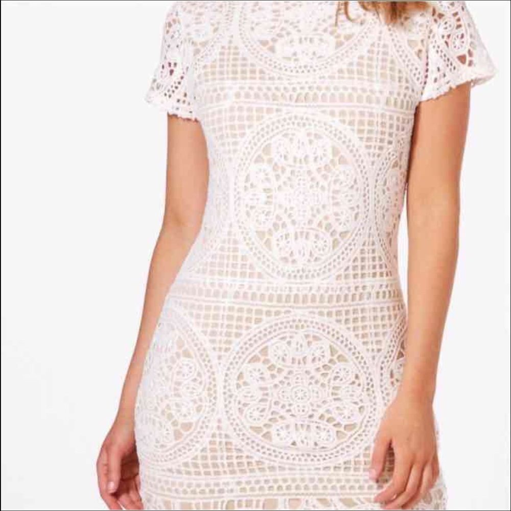 Boohoo Crotchet Lace Dress