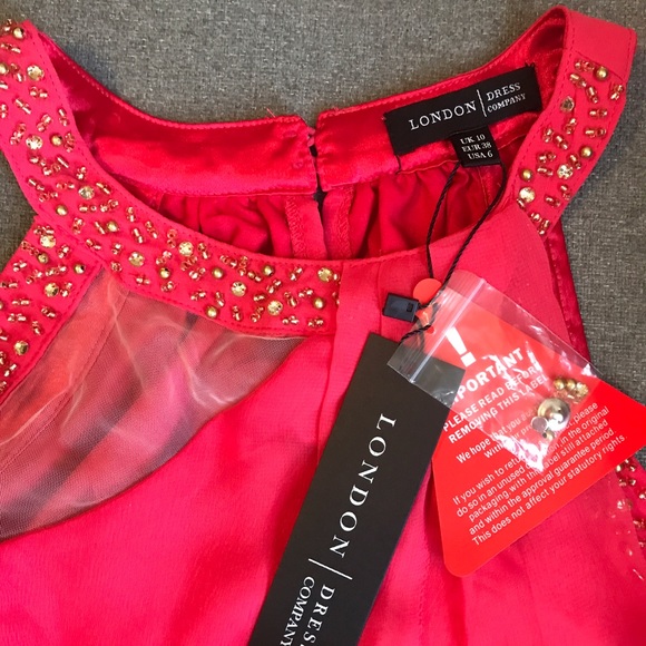 🍉NWT Watermelon Dress by LONDON DRESS COMPANY🍉 - Picture 5 of 8