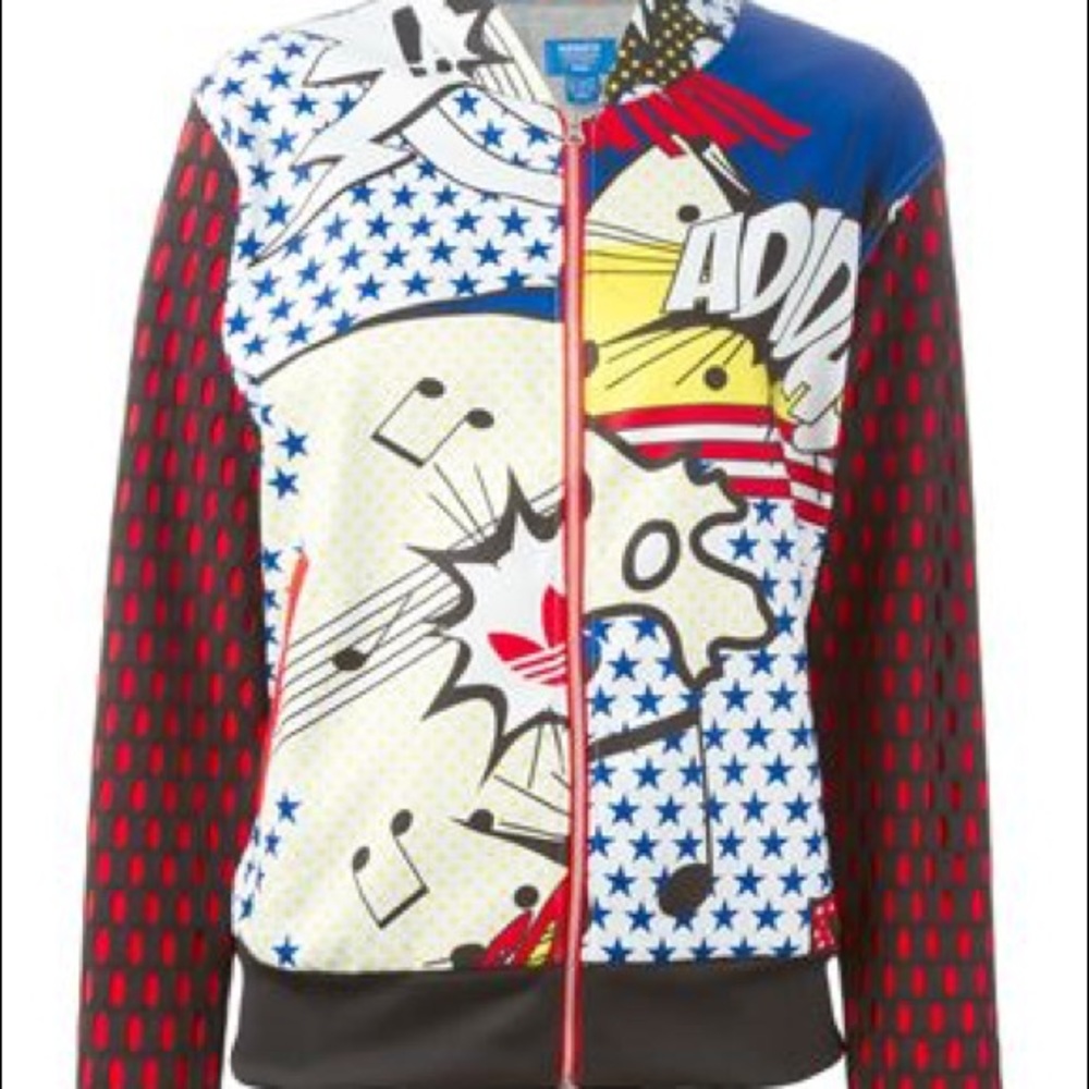 Comic adidas jacket worn once!