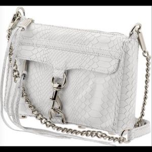 Snakeskin Rebecca Minkoff Mini MAC Crossbody Purse
