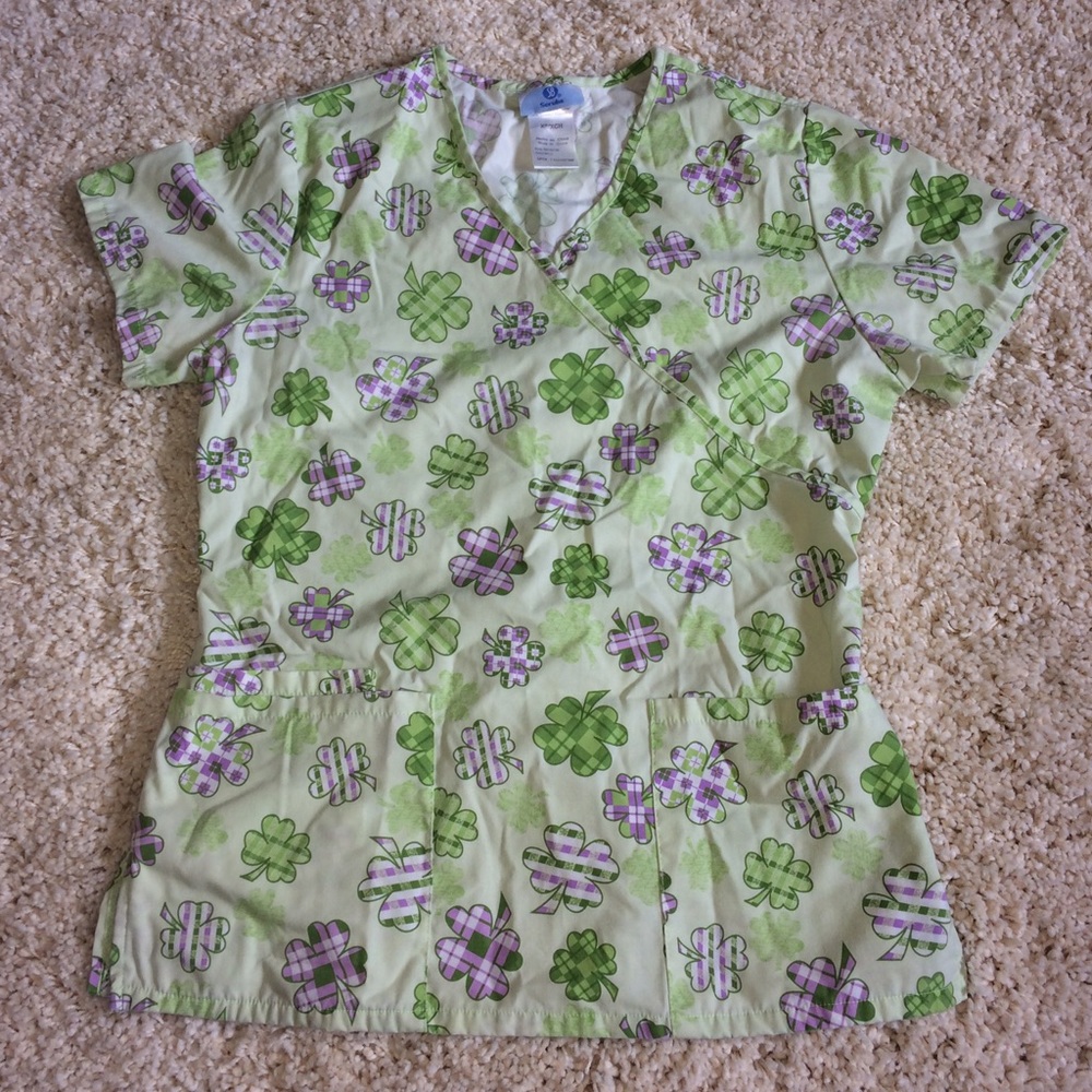St. Patty's Scrub Top