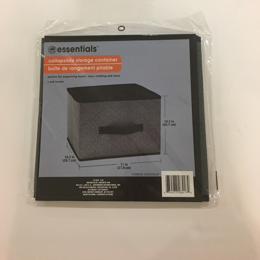 Collapsible Storage Container with Pull Handle - Picture 2 of 3