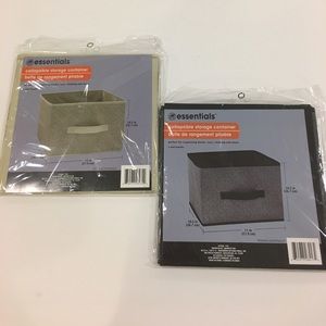 Collapsible Storage Container with Pull Handle