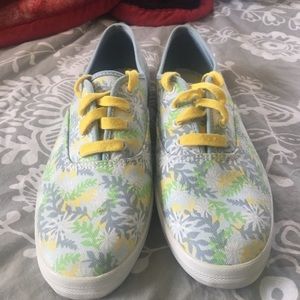 Women's new keds. floral. never worn(no tags)