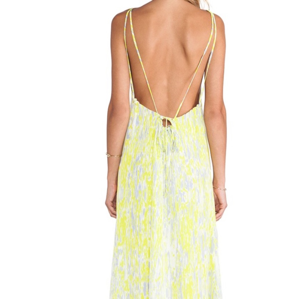 Lovers + Friends Golden Light yellow maxi dress