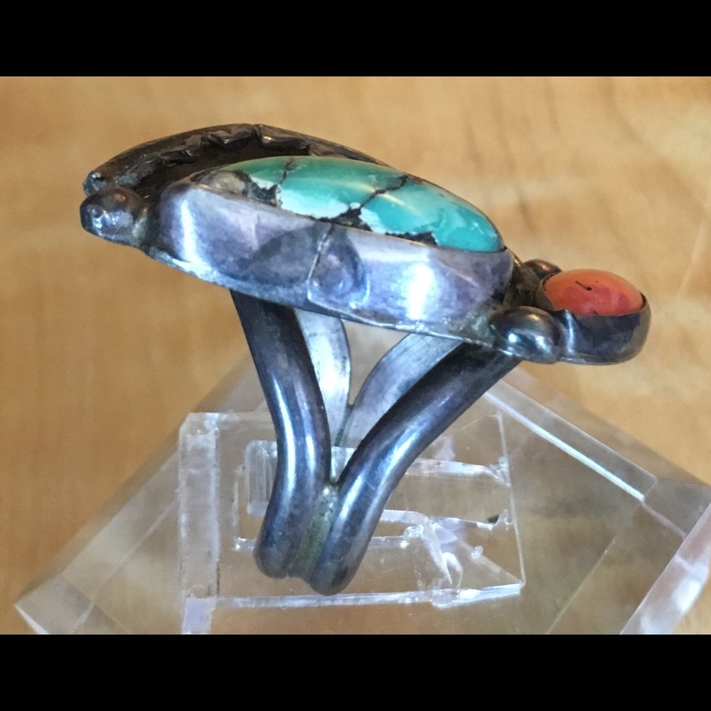 Vintage hand made Native American (Navajo) ring - Picture 2 of 3