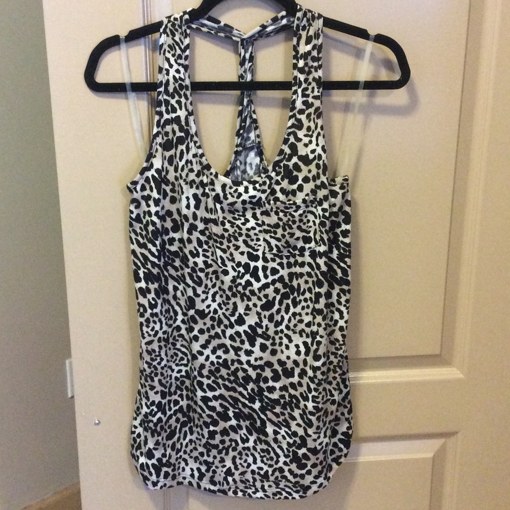Cheetah print tank top