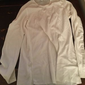 American apparel white thermal L never worn
