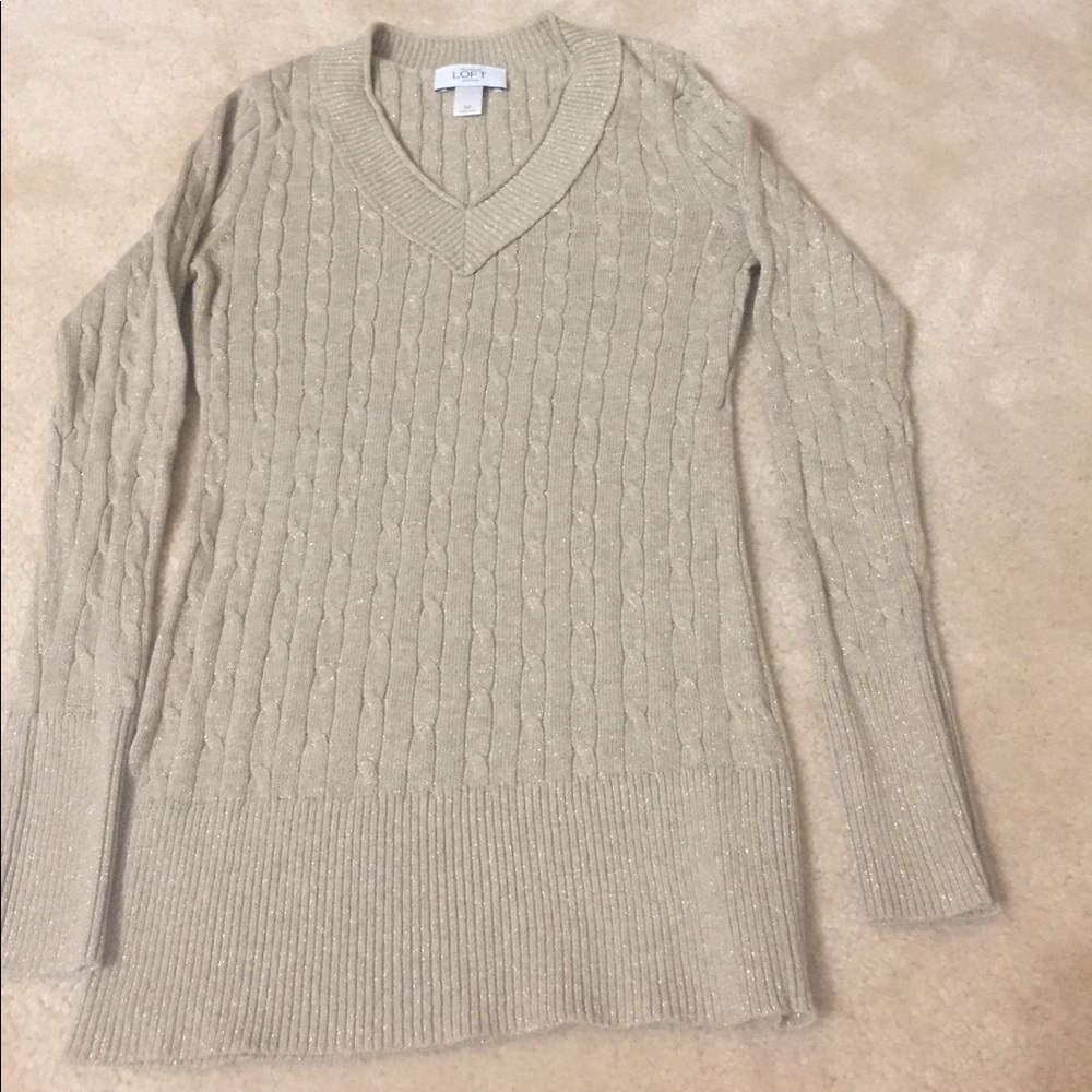 Ann Taylor Loft V-neck sweater