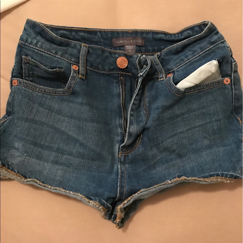 Kendall and Kylie jean shorts.