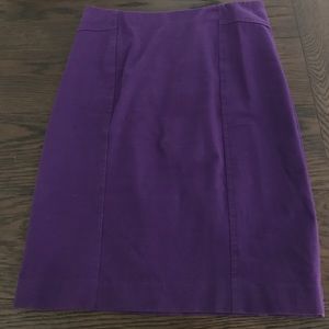 Ann Taylor Loft Purple Pencil Skirt