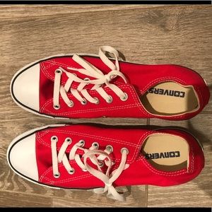 red converse sneakers