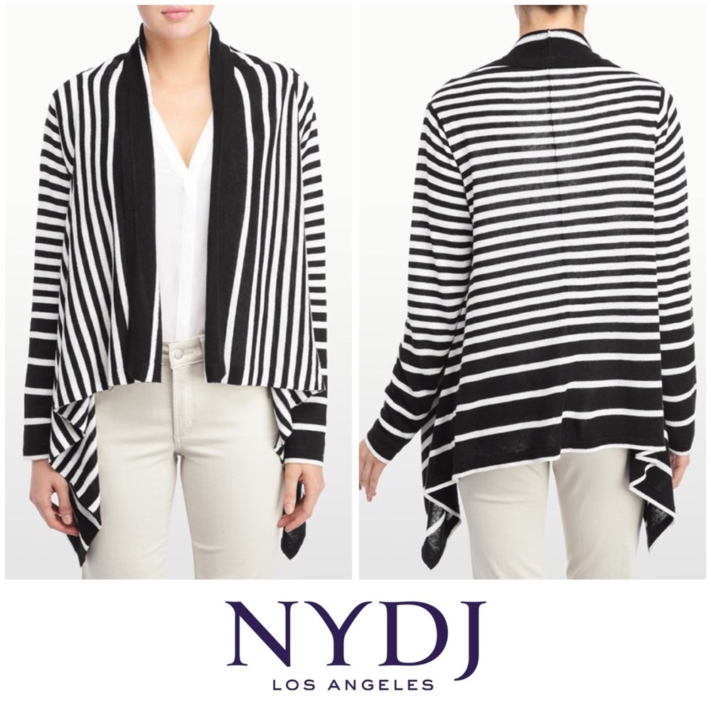 SALE! Striped Cascade Cardigan Sweater