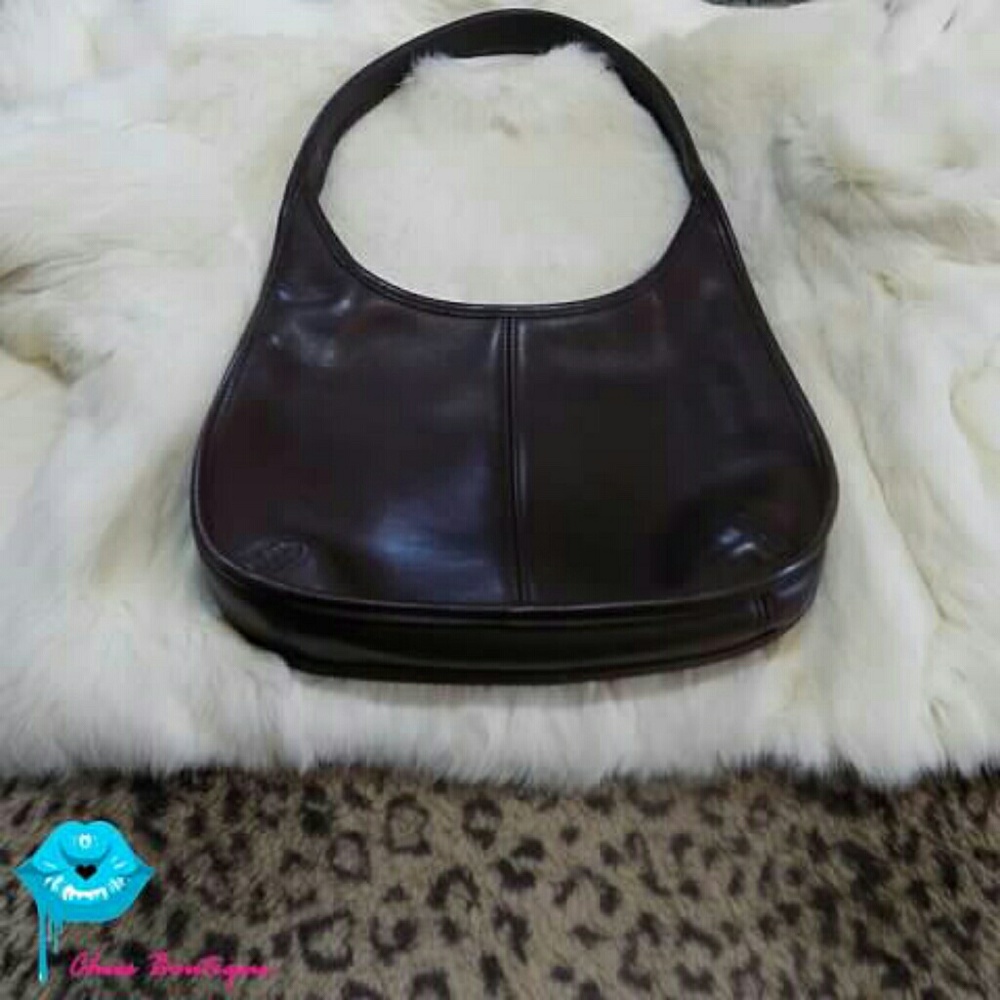 Vintage Coach Brown Leather Ergo Hobo