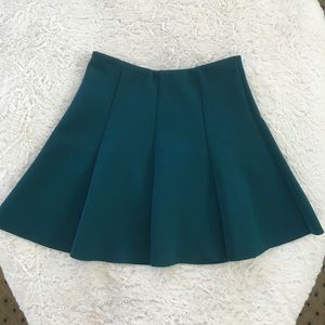 Green/Teal High Waisted Skirt