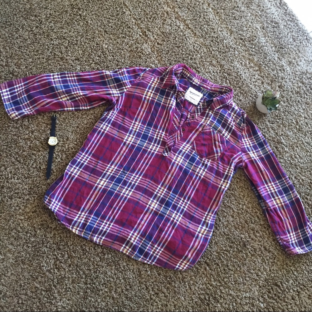 Arizona Plaid Blouse