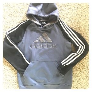Boys adidas hoodie sweatshirt sz m 10-12