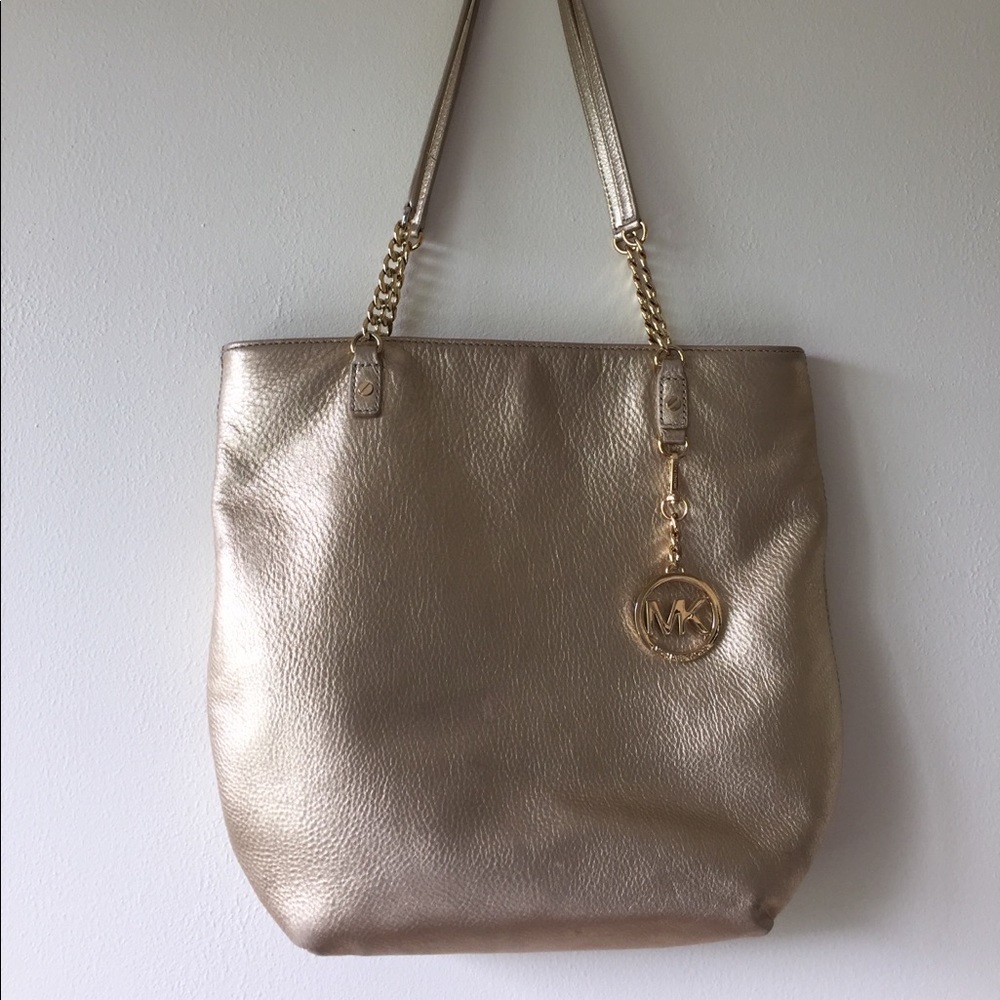 Gold Michael Kors Tote