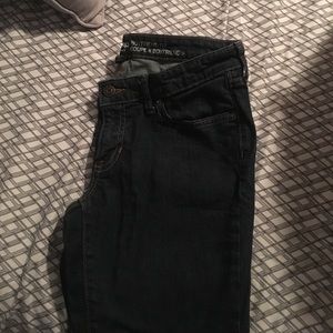 Boyfriend cut cropped Jean