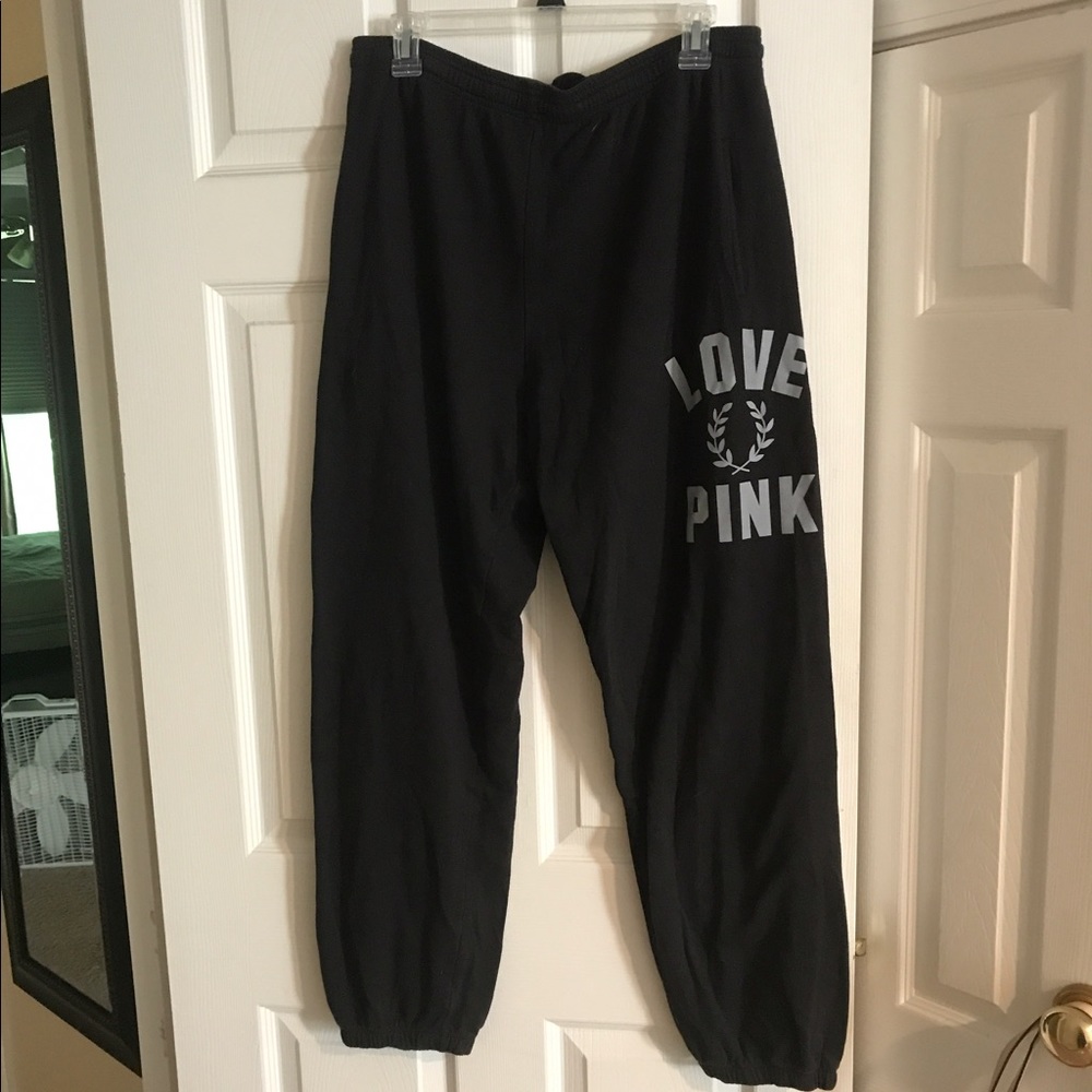 PINK Victoria's Secret black lounge pant.