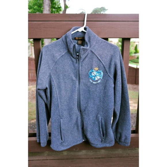 Tops - Zeta Tau Alpha crest zip-up