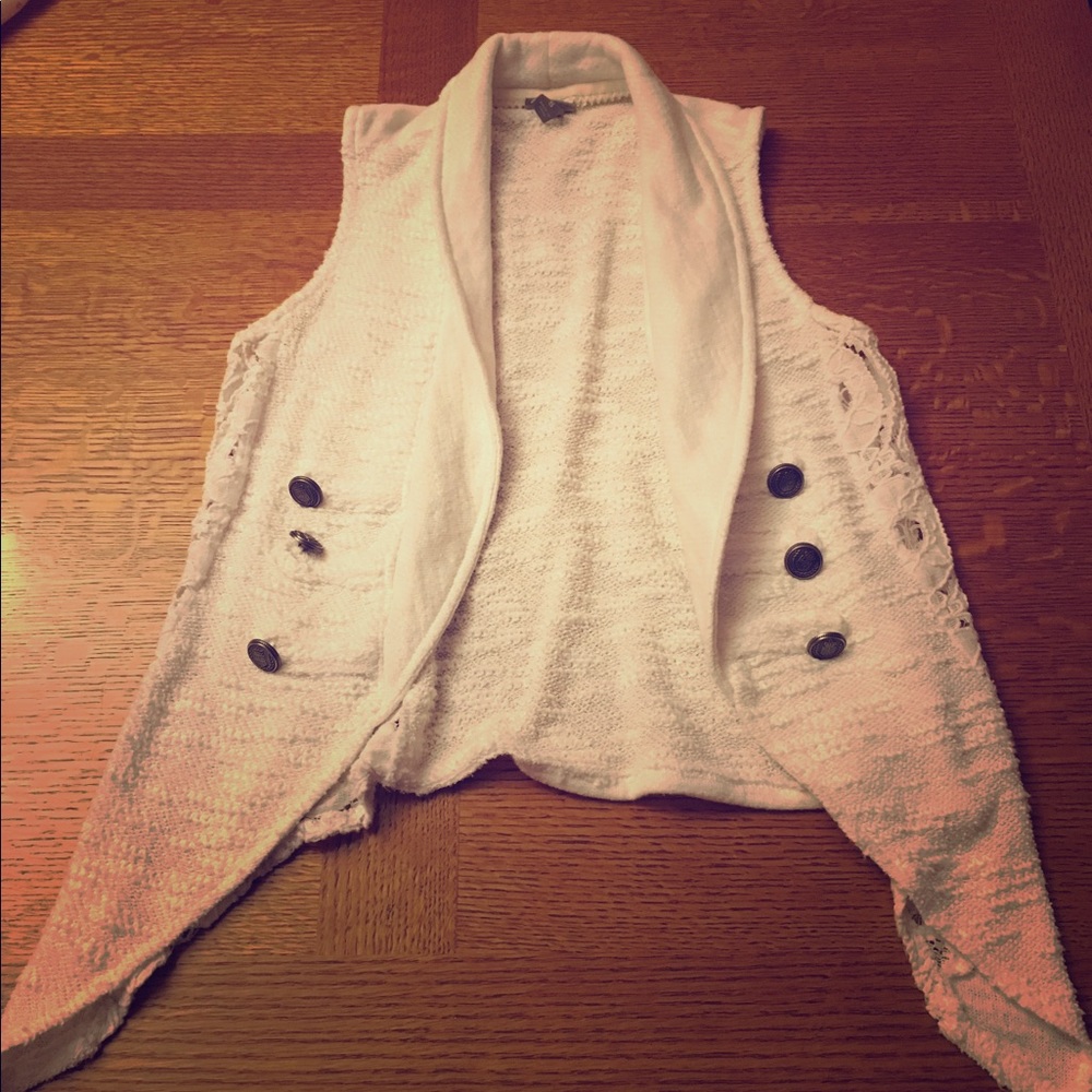 Vanity White Cardigan