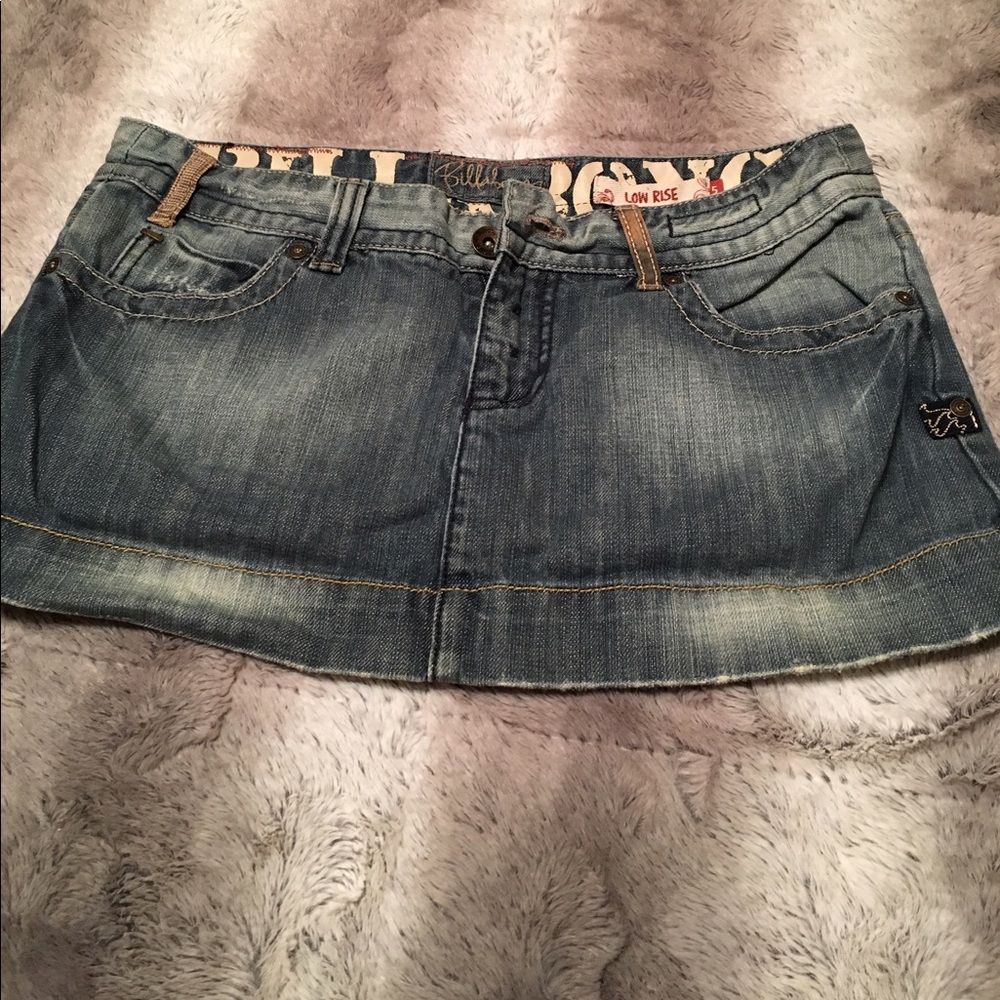 Billabong low rise denim skirt ✨