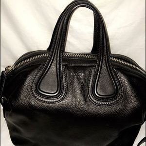 Givenchy black leather Nightingale medium satchel