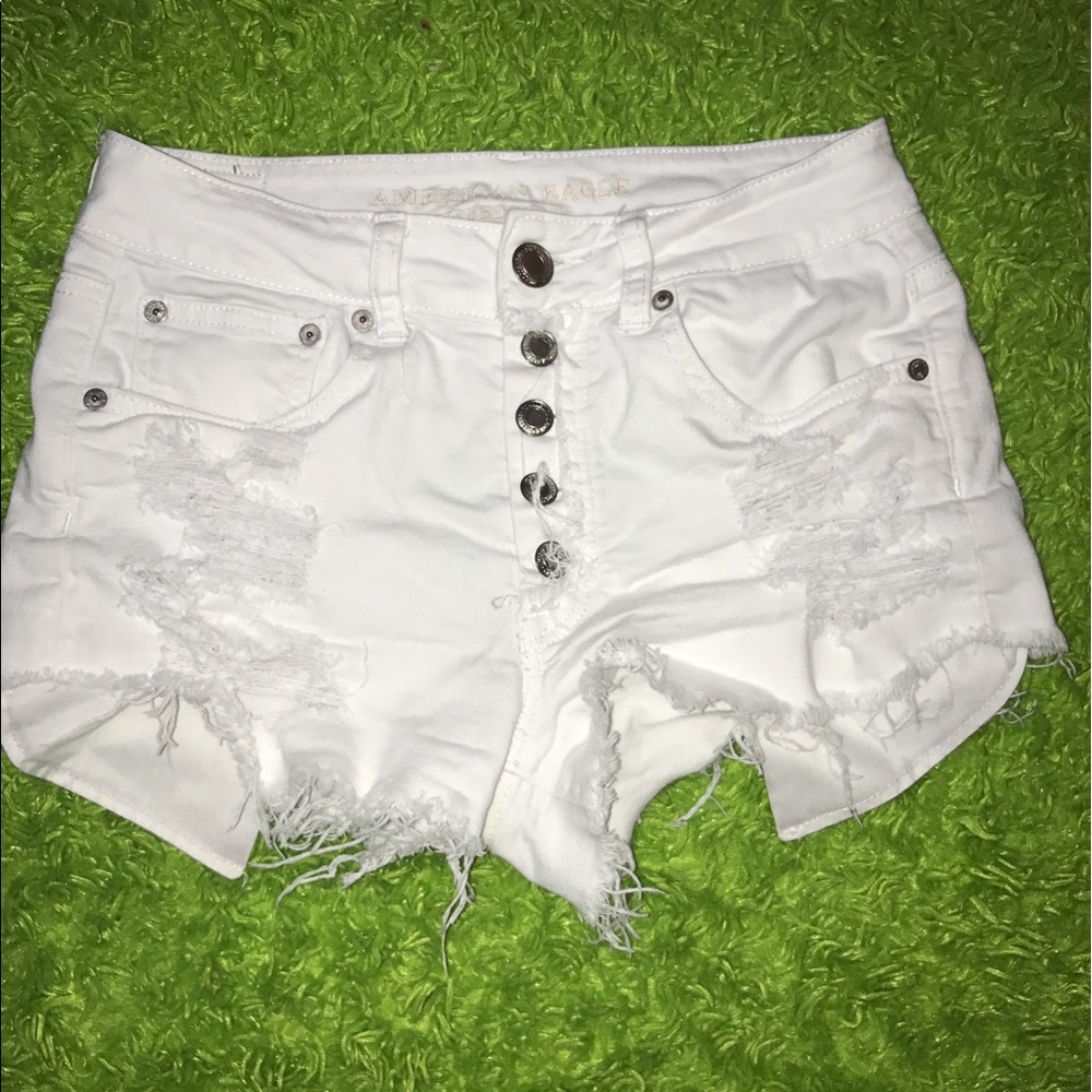 American Eagle festival high rise shorts